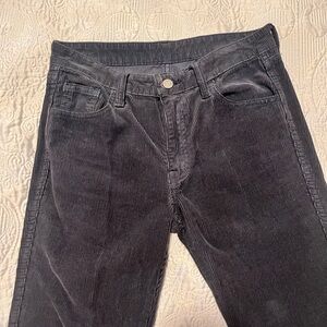 Brandy Melville Black Corduroy Boot Cut Pants